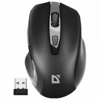 Мышь беспроводная DEFENDER Prime MB-053, USB, 5 кнопок + 1 колесо-кнопка, оптическая, черная, 52053