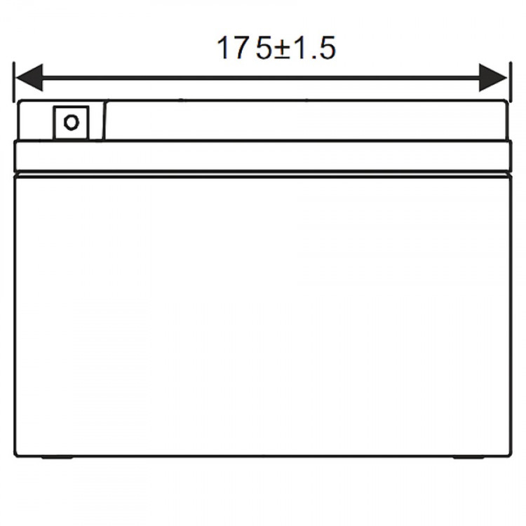 Аккумуляторная батарея WBR GP12260 (12В / 26Ач, универсальная, AGM, Клемма: M5, ДхШхВ: 166x175x125, срок службы: 8 лет, вес: 9,3кг) (WBR GP12260 WBR)