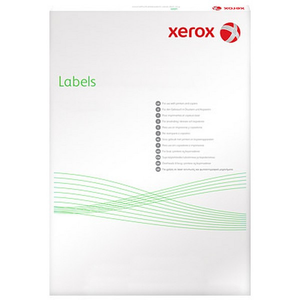 Xerox 003R93872 Наклейки Colotech XEROX А4:1, 100 листов (199,6x289,1мм)