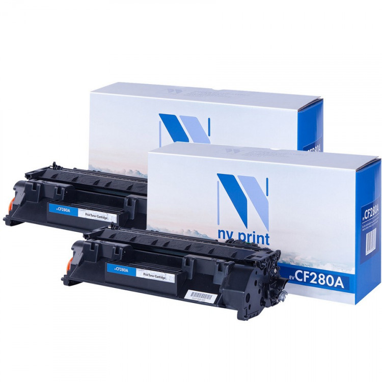 NV Print NVP-CF280A-SET2 Картридж совместимый NV-CF280A-SET2 для HP LaserJet Pro 400 MFP M425dn /  400 MFP M425dw /  400 M401dne /  400 M401a /  400 M401d /  400 M401dn /  400 M401dw (2700k) (2 шт)