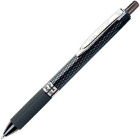 Ручка гелевая автоматическая Pentel Oh!Gel, 0.7 мм, резиновый упор, черная K497-A