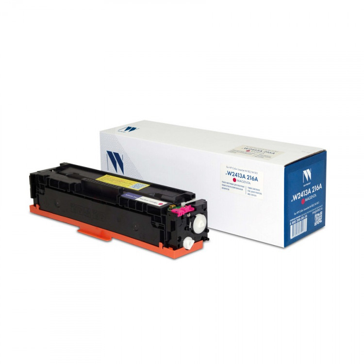 NV Print NVP-W2413A-216AM Картридж совместимый NV-W2413A 216A Magenta для HP Color LaserJet M182 / M183 (850k) до версии fw20220729