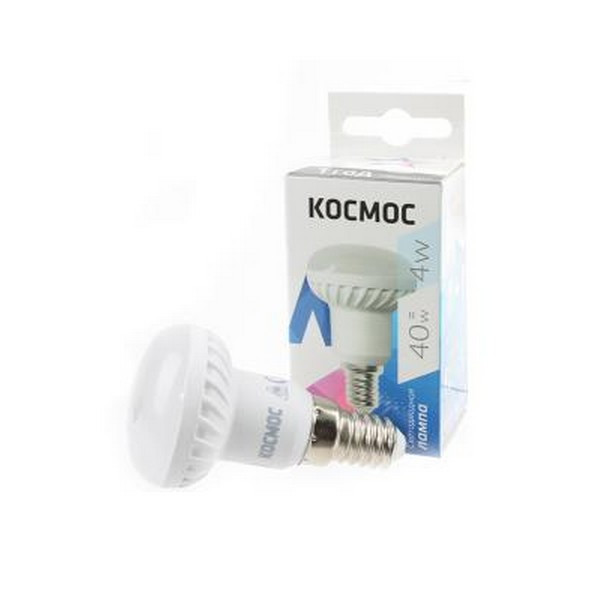 Лампа светодиодная КОСМОС LED4wR39E1445 4Вт Е14 4500K BL1