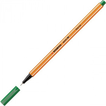 Ручка капиллярная Stabilo Point 88 0,4 мм, 88/36 зеленый (Stabilo 88/36)* Ручка капиллярная 0,4 мм, зеленый 