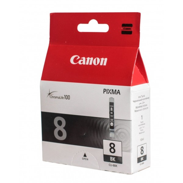 Canon 0620B024 Картридж черный CLI-8 BK для Canon PIXMA 4200, 5200, MP500, MP800