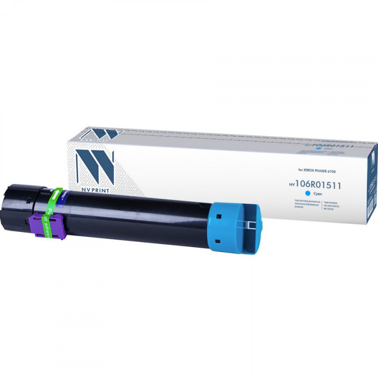 NV Print NVP-106R01511C Картридж совместимый NV-106R01511 Cyan для Xerox Phaser 6700 (5000k)