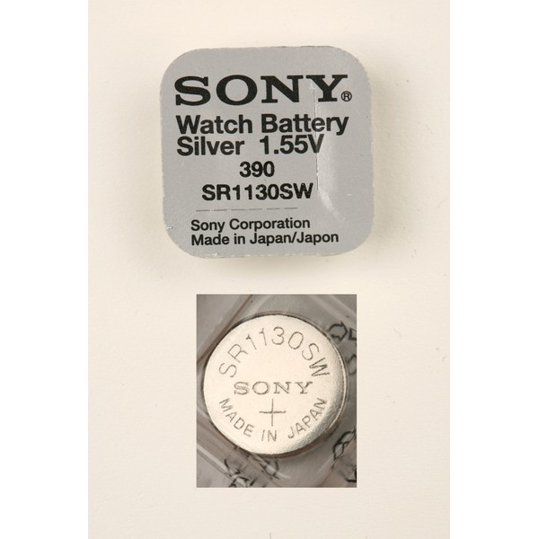 Батарейка SONY SR1130SW 390 Уценка: использовать до 08/16