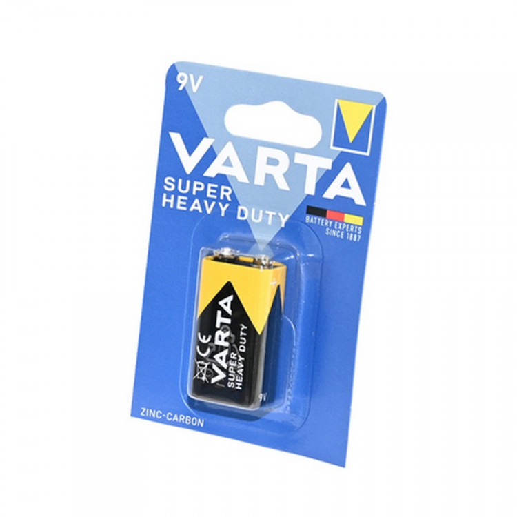 Батарейка VARTA SUPER HEAVY DUTY 6F22 BL1