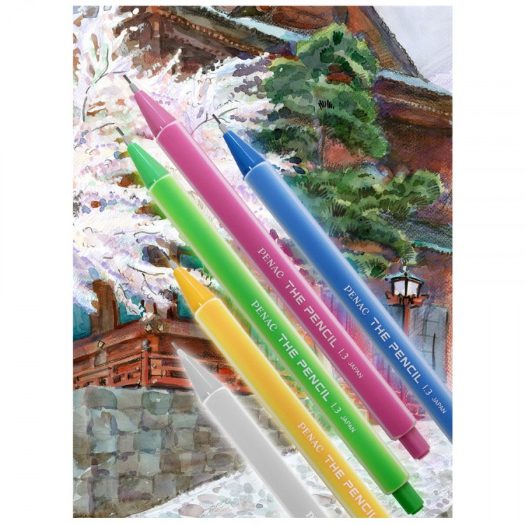 Карандаш механический Penac The Pencil 1,3 мм, HB, зеленый (PENAC SA2003-21)