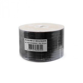 Перезаписываемый компакт-диск VS DVD-RW 4.7 GB 4x Bulk/50 (Комплект 50 шт.) Тип: DVD-RW 4x 4.7Цена: за комплект