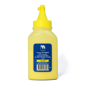 NV Print NVP-Kyo5140-Type2-85gY Тонер для Kyocera ТК-5140 / ТК-5150 / ТК-5270 / ТК-5280 Type2 (85г) Yellow совместимый NVP-KYO5140-TYPE2-85GY, Совместимость: , ресурс: 0 стр.