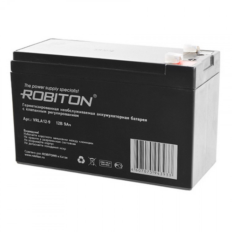 Аккумулятор ROBITON VRLA12-9