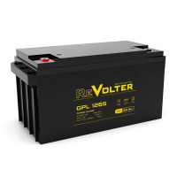 Energon Delta GPL 1265 Аккумуляторная батарея REVOLTER (DELTA) GPL 1265 (12В / 65Ач, Тип: AGM, Клемма: Болт М6, ДхШхВ: 350x167x174мм (Полная высота: 175мм), срок службы: 10 лет, Гарантия: 1г, вес: 22,2кг)