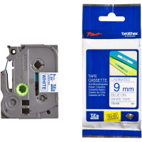 Brother TZE223 Плёнка для наклеек Brother TZE-223 синий шрифт на белой основе, 9мм*8м Brother TZE223 Плёнка для наклеек Brother TZE-223 синий шрифт на белой основе, 9мм*8м