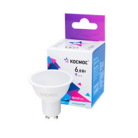 Лампа светодиодная КОСМОС LED6.5wGU10C65 6.5Вт GU10 6500K BL1