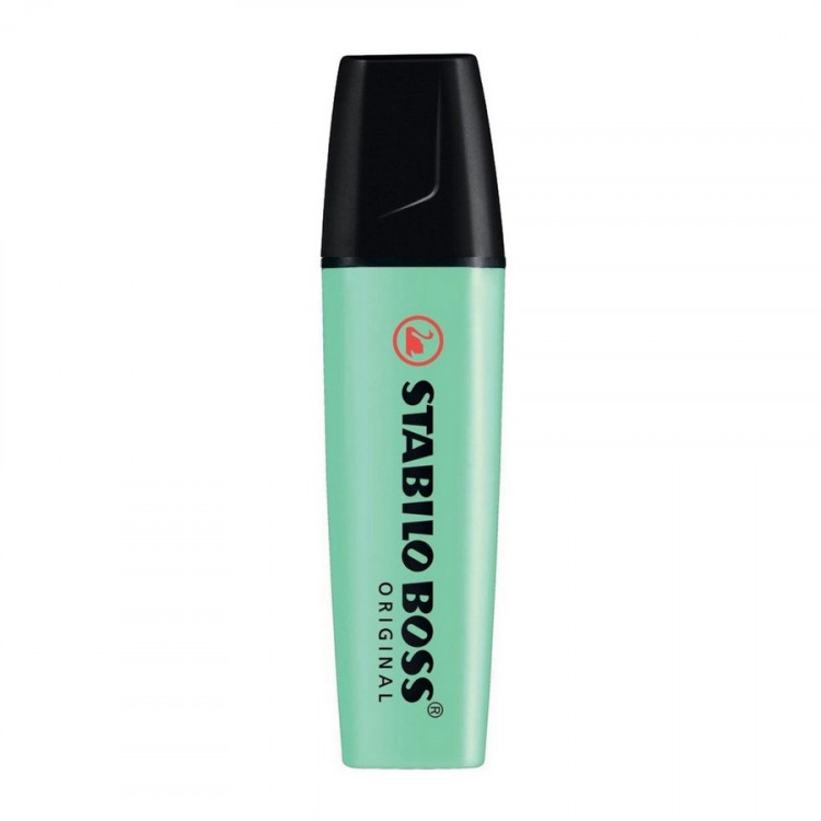 Текстовыделитель Stabilo Boss Original Pastel 70/116 мятный 2-5 мм, скошенный (Stabilo 70/116)
