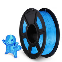 NV Print NVP-3D-SILK-PLA-P-BLUE Филамент NVPRINT Silk PLA+ Blue для 3D печати диаметр 1.75мм  длина 330 метров  масса 1 кг