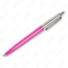 Ручка шариковая автоматическая PARKER Jotter Plastic CT, корпус розовый, детали из нержавеющей стали, М, Синяя (PARKER 2075996) Вскрыта упаковка