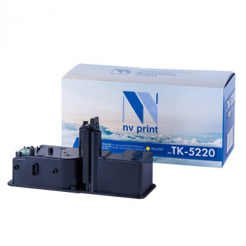 NV Print NVP-TK5220Y Картридж совместимый NV-TK-5220 Yellow для Kyocera Ecosys M5521cdn /  M5521cdw /  P5021cdn /  P5021cdw (1200k) NVP-TK5220Y, Совместимость: Kyocera ECOSYS P5021cdw / P5021cdn / M5521cdw / M5521cdn, ресурс: 1200 стр.