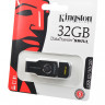 Носитель информации KINGSTON USB 3.1/3.0/2.0  32GB  DataTraveler  SWIVL металл с черным BL1