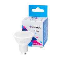Лампа светодиодная КОСМОС 12wGU10C45 12Вт GU10 4500K BL1