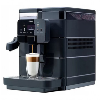 Кофемашина SAECO NEW ROYAL PLUS, 1400 Вт, объем 2,5 л, для зерен 600 г, автокапучинатор, черная, 9J0060 