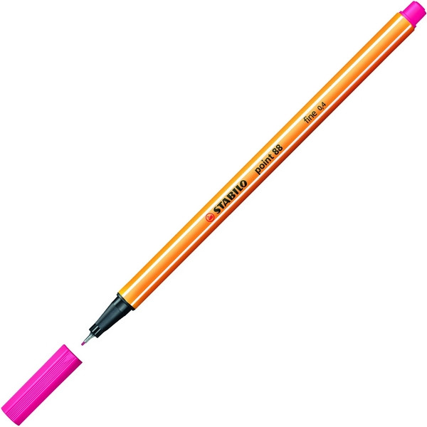 Ручка капиллярная Stabilo Point 88 0,4 мм, 88/56 розовый (Stabilo 88/56, 0А-00003155)*