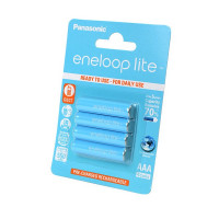 Аккумулятор Panasonic eneloop lite BK-4LCCE/4BE 550мАч AAA BL4  (Комплект 4 шт.)