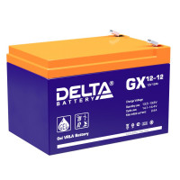 Energon Delta GX 12-12 Аккумуляторная батарея DELTA GX 12-12 (12В / 12Ач, Тип: AGM;Гелевый, Клемма: F2, ДхШхВ: 151х98х95мм (Полная высота: 101мм), срок службы: 15 лет, Гарантия: 1г, вес: 3,67кг)