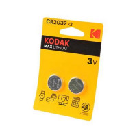 Батарейка Kodak MAX Lithium CR2032 BL2 (Комплект 2 шт.)
