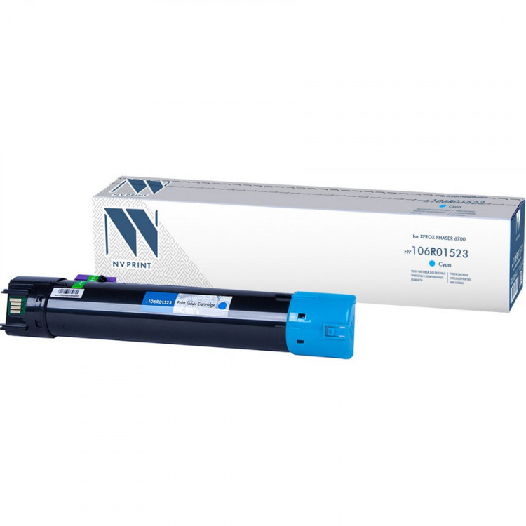 NV Print NVP-106R01523C Картридж совместимый NV-106R01523 Cyan для Xerox Phaser 6700 (12000k)