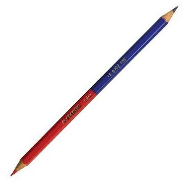 Цветной карандаш STABILO двусторонний, синий/красный (STABILO 979/815) EOL