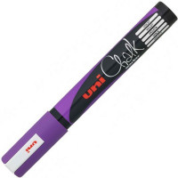 Маркер меловой UNI Chalk 1.8-2.5 мм, фиолетовый (UNI PWE-5M Violet)
