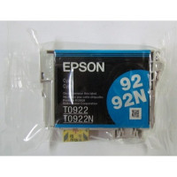 Epson C13T10824A10CIV Картридж в технической упаковке голубой T0922 Epson Stylus C91, CX4300, T26, T27, TX106, TX109, TX117, TX119 Использовать до 09/2016