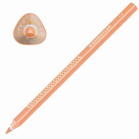 Цветной карандаш STAEDTLER Noris club, утолщенный, трехгранный, Персиковый (STAEDTLER 1284-43)