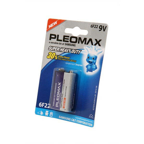 Батарейка PLEOMAX 6F22 BL1