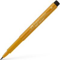 Ручка капиллярная Faber-Castell PITT Artist Pen, наконечник B (Brush), цвет 268 green gold (Faber-Castell 167468)