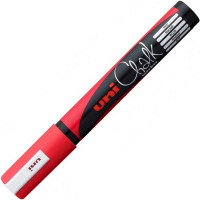 Маркер меловой UNI Chalk 1.8-2.5 мм, красный (UNI PWE-5M Red)