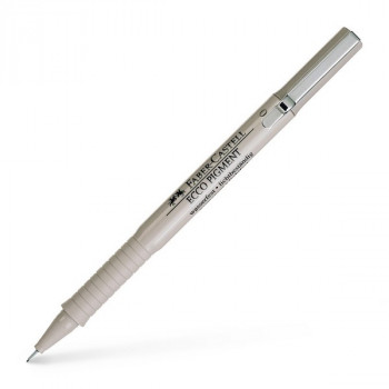 Ручка капиллярная Faber-Castell Ecco Pigment 0,5 мм, черная (Faber-Castell 166599) идеальны для письма, рисования, набросков; пигментные черные чернила; водо- и светоустойчивые; позволяют рисование с линейкой и по шаблону; длинный кончик с металлическим корпусом; эргономичная область захвата; металлический клип