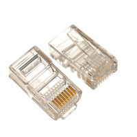 Коннектор сетевой RJ45 (8P8C) 5 кат. обжимной 1 шт.