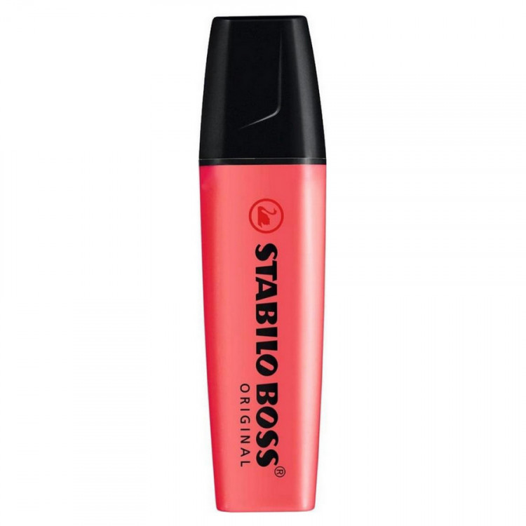 Текстовыделитель STABILO BOSS ORIGINAL красный, блистер (STABILO 70/40-B)