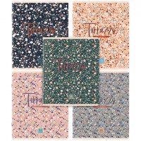 Тетрадь А5, 48 л, BRAUBERG Terrazzo, клетка, матовая ламинация, ассорти (BRAUBERG 404690/1)