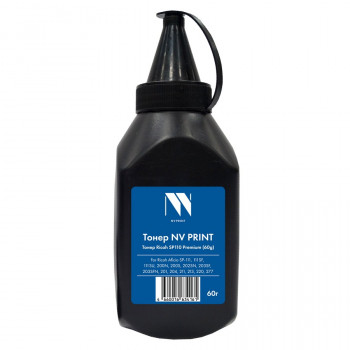 NV Print NVP-Ricoh110-PR-60G Тонер для Ricoh SP110 Premium (60г) для Ricoh Aficio SP-111 / 111SF / 111SU / 200N / 200S / 202SN / 203SF / 203SFN / 201 / 204 / 211 / 213 / 220 / 277 совместимый NVP-RICOH110-PR-60G, Совместимость: , ресурс: 0 стр.