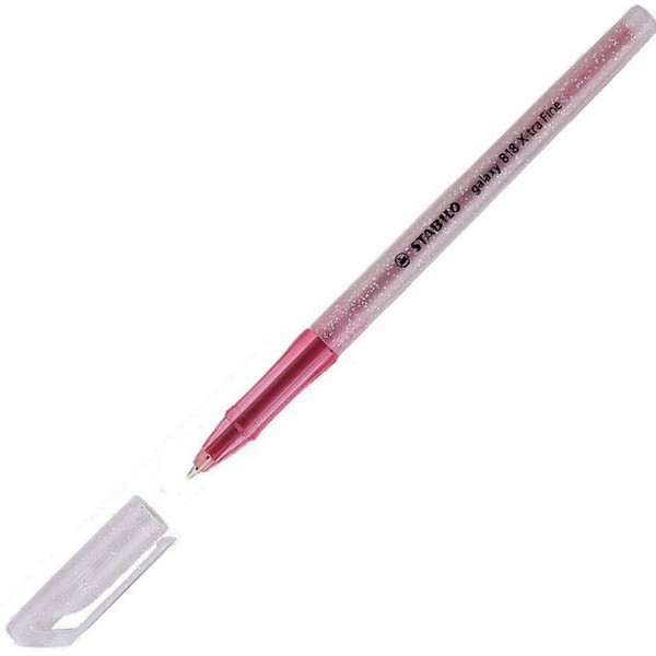 Ручка Шариковая Stabilo Galaxy 818,  Цвет Корпуса Красный Дымчатый, Цвет Чернил: Красный Xf 0,30 мм. (STABILO 818/40XF)