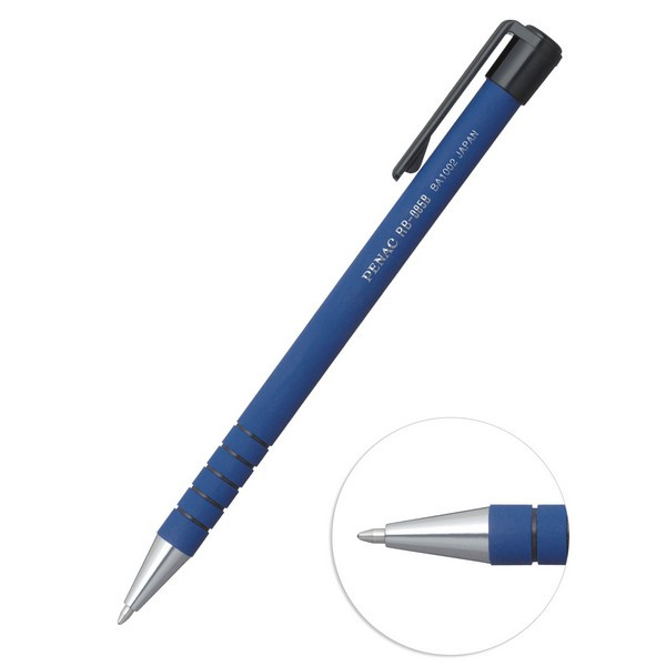 Ручка шариковая автоматическая Penac RB-085B BA 0,7 мм., Синяя (PENAC BA1002-03F)