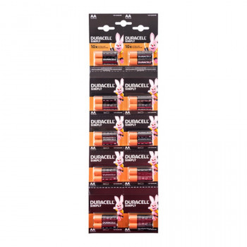 Батарейка DURACELL BASIC LR6 отрывной 2х10 BL20 (Комплект 2 шт.) Тип: LR6Цена: за комплект