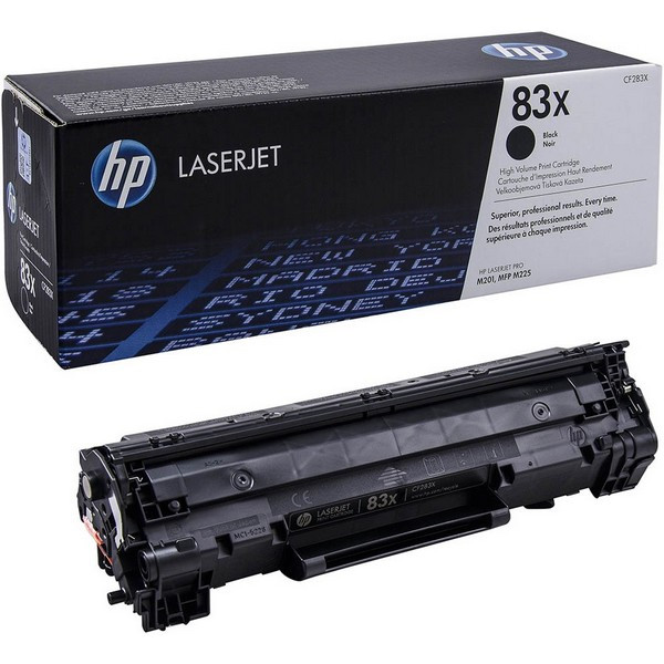 HP CF283X Картридж черный HP 83X LaserJet Pro M225/M201 (2,2K)