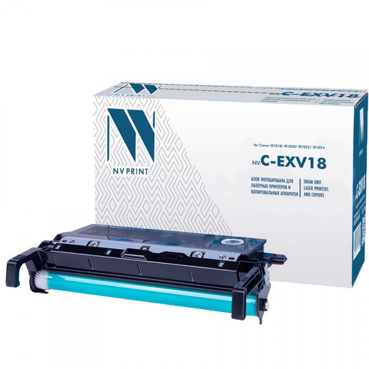 NV Print NVP-CEXV18DU Блок фотобарабана совместимый NV-C-EXV18 DU для Canon iR1018 /  iR1020 /  iR1022 /  iR1024 (26900k)