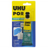 Клей для пористых пластиков UHU Por, универсальный, быстросхватывающий, контактный, 50 мл., блистер (UHU 40359/B)