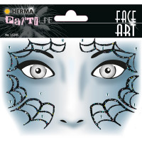 HERMA 15305 НАКЛЕЙКИ FACE ART с декоративной вставкой из пластиковой стразы - паук